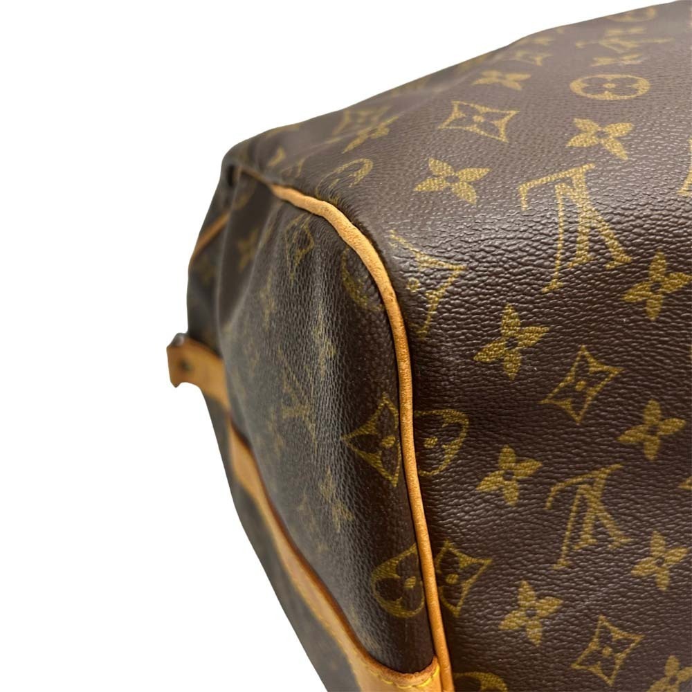 Louis Vuitton Shoulder Boston Monogram Keepall Crossbody Brown Bag Bandouliere - Picture 9 of 10